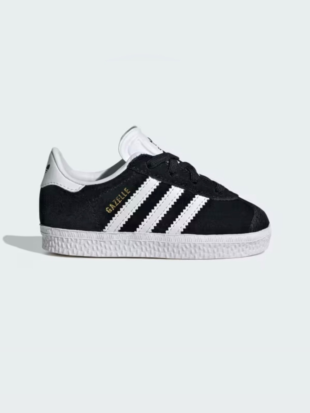 ADIDAS GAZELLE COMFORT CLOSURE ELASTIC LACES SHOES BABY KIDS SIZE 5K 
LIKE NEW!